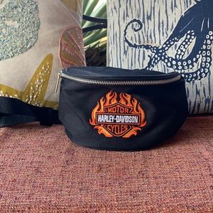 Harley Davidson patch fanny pack